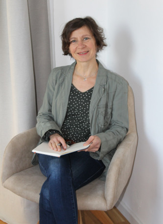 Anette Glaser im Gespraech